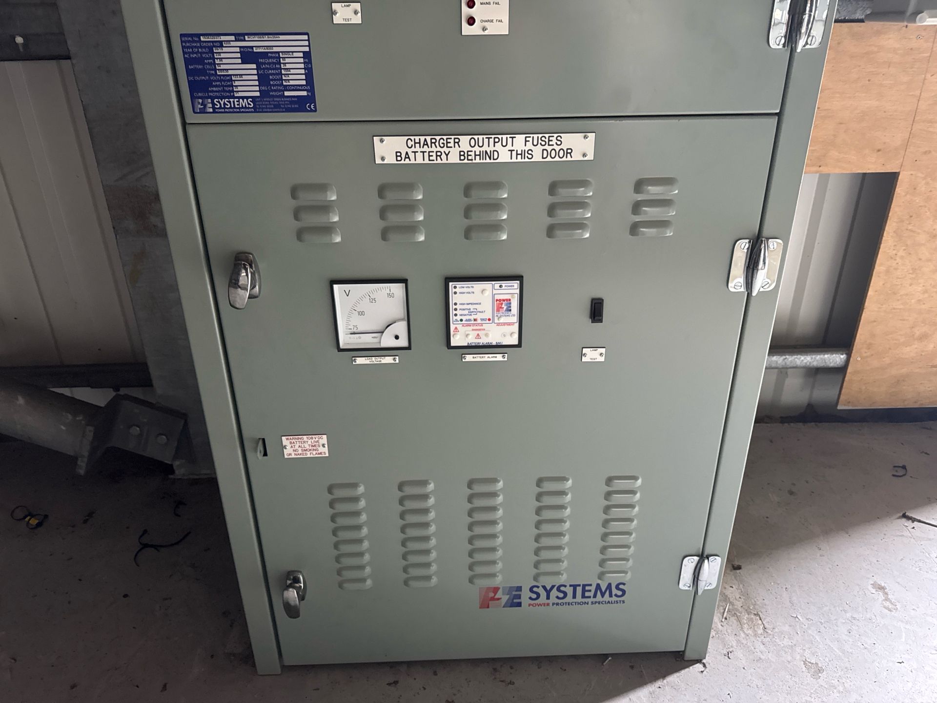 PE Systems DC UPS 108V Chargers - Image 5 of 16