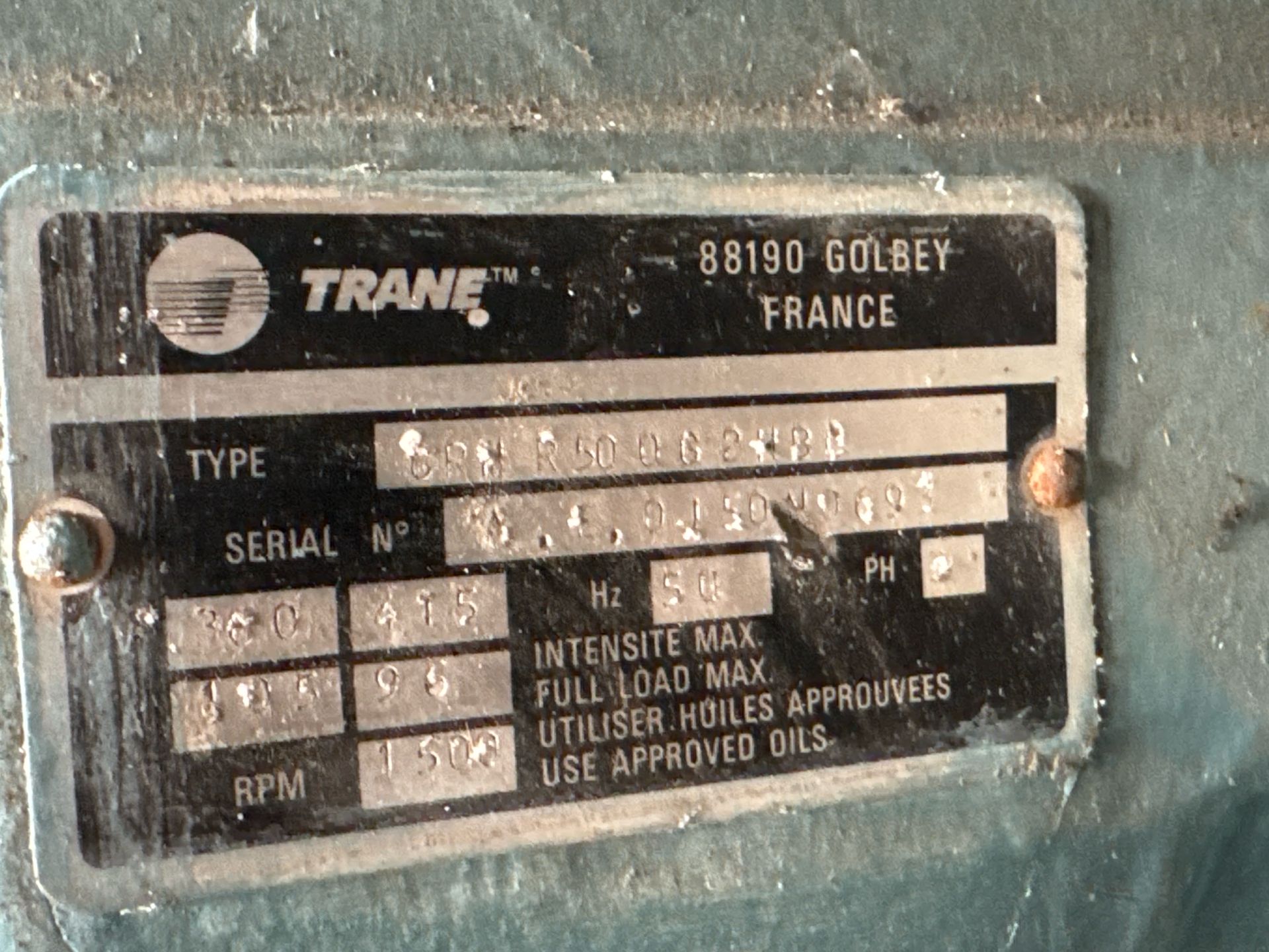 Trane CRHR 500 G2 HBL - Image 6 of 8
