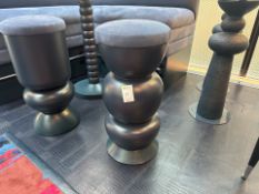 Bespoke Ben Whistler Fabric Topped Stool, Commissioned by Robert Angell Design for The Berkeley