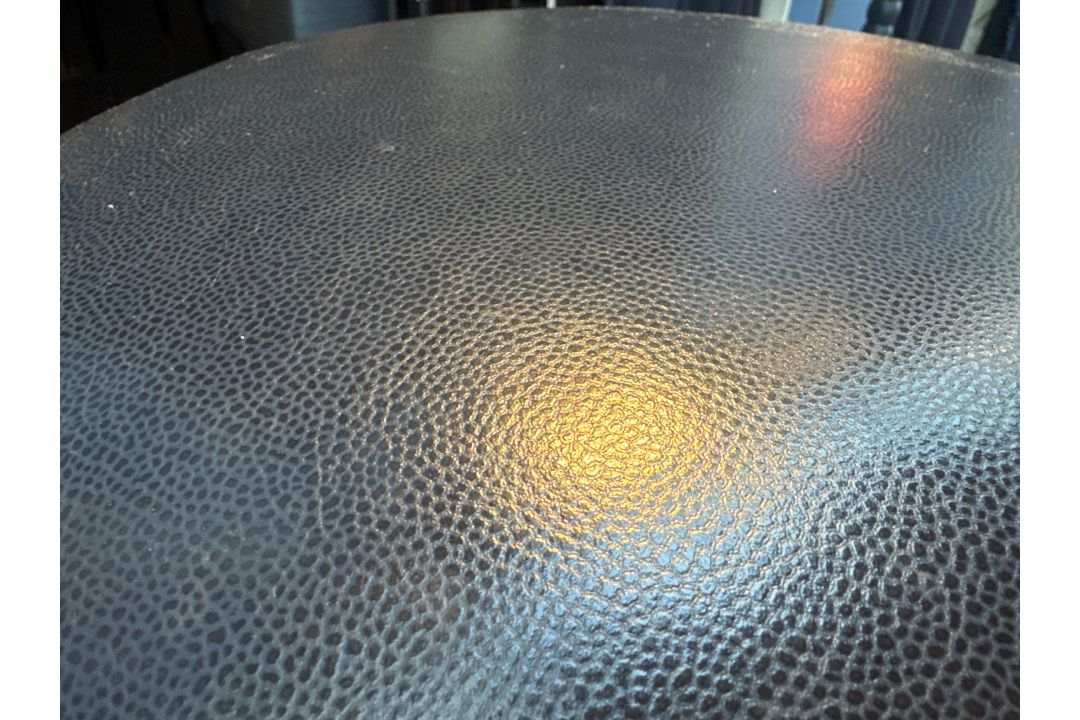 Bespoke Ben Whistler Navy Leather Stool, Commissioned by Robert Angell Design, The Berkeley Blue Bar - Image 7 of 7