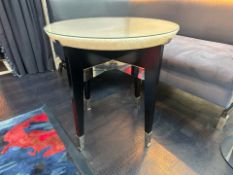 Bespoke Ben Whistler Circular Marble Top Table, Commissioned by Robert Angell Design