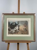 Satirical Cartoon Style Artwork