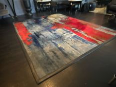 The Blue Bar Rug, Commissioned by Robert Angell Design for The Berkeley
