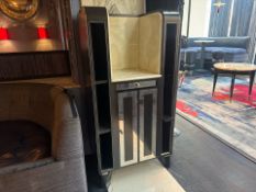 Wood & Marble Lectern Unit, Commissioned by Robert Angell Design for The Berkeley Blue Bar