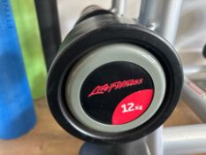 12kg Life Fitness Dumbbell Pair