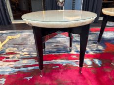 Bespoke Ben Whistler Circular Marble Top Table, Commissioned by Robert Angell Design