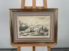 Artwork Sheep And Cow Print