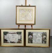 Artwork Map Prints x 3