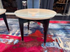 Bespoke Ben Whistler Circular Marble Top Table, Commissioned by Robert Angell