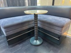 Bespoke Ben Whistler Marble Circular Poseur Table, Commissioned by Robert Angell