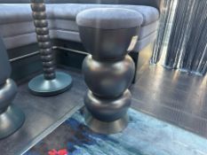 Bespoke Ben Whistler Fabric Topped Stool, Commissioned by Robert Angell Design for The Berkeley