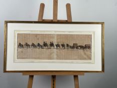 Artwork Panoramic Procession Scene Print
