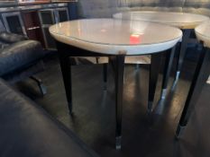 Bespoke Oval Marble Table, Commissioned by Robert Angell Design for The Berkeley