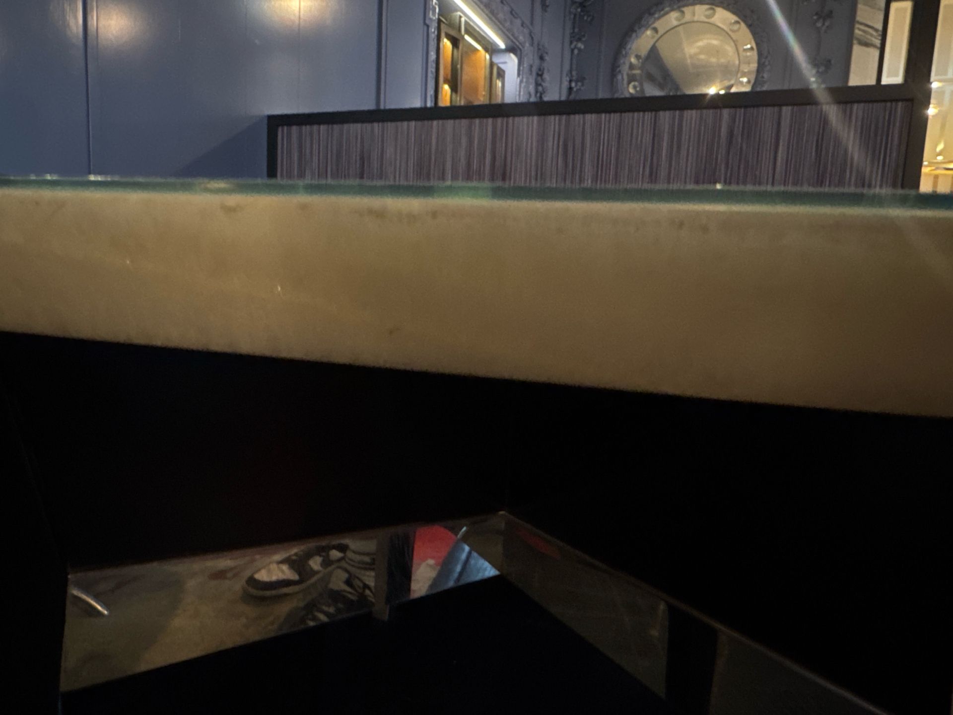 Bespoke Ben Whistler Oval Marble Top Table, Commissioned by Robert Angell Design for The Berkeley - Image 8 of 8