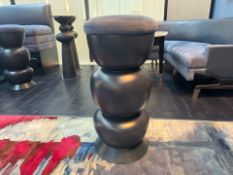 Bespoke Ben Whistler Fabric Topped Stool, Commissioned by Robert Angell Design for The Berkeley