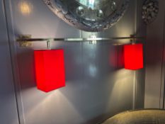 Iconic Dernier & Hamlyn Dual Hanging Wall Light, Commissioned by Robert Angell for The Berkeley Blue