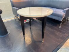 Bespoke Ben Whistler Circular Marble Top Table, Robert Angell Design Commissioned for The Berkeley