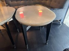 Bespoke Oval Marble Table, Commissioned by Robert Angell Designed for The Berkeley