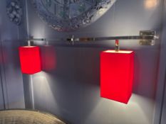 Iconic Dernier & Hamlyn Dual Hanging Wall Light, Commissioned by Robert Angell for The Berkeley Blue