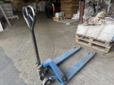 Pioneer Blue Pallet Truck 2000kg - No Reserve