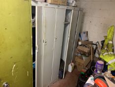 6 Grey Metal Lockers