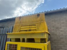 Yellow Grit Bin