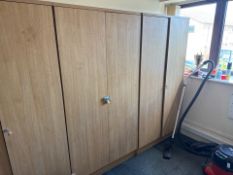 Wooden Storage Cupboard X2 - No Reserve