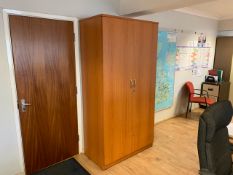 Lockable Wooden Cabinet