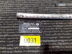 SERIAL PLATE - VL, 405 In Total - No Reserve