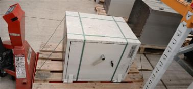 Safe 3 Key Lock Grey-No Reserve