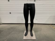 Matt Black Mannequin Legs-No Reserve