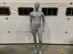 Male Grey Mannequin-No Reserve