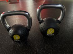 Rockit 8kg & 12kg Kettlebells - No Reserve