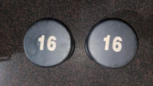 16kg Dumbbells - No Reserve
