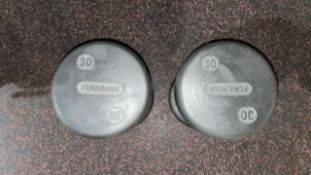 30kg Foreman Dumbbells - No Reserve