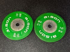 Bison 10kg Plates x2 - No Reserve