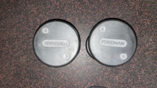 4kg Foreman Dumbbells - No Reserve