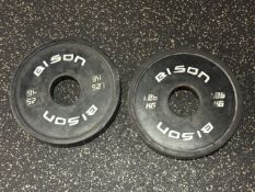 Bison 1.25kg Plates x2- No Reserve