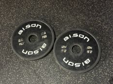 Bison 2.5kg Plates x2- No Reserve