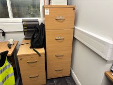Beech Effect 4 Drawer Unit