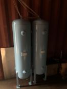 2 x Abbott Free Standing Air Receivers