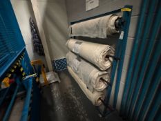 Roller A-Frame Storage Rack With Rods