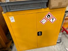 Yellow COSHH Cabinet