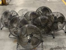 8 x PRO Floor Fans 450mm Blade, No Reserve