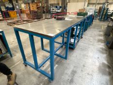 Metal Mobile Work Table