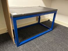 Metal Low Table With Wood Top