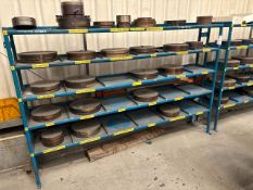 Blue Metal Shelf Storage X2