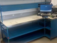 Steel Fabricated Work Bench, No Reserve