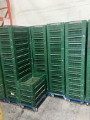251 x Green Plastic Trays