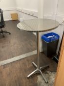 Metal Pedestal Table, No Reserve
